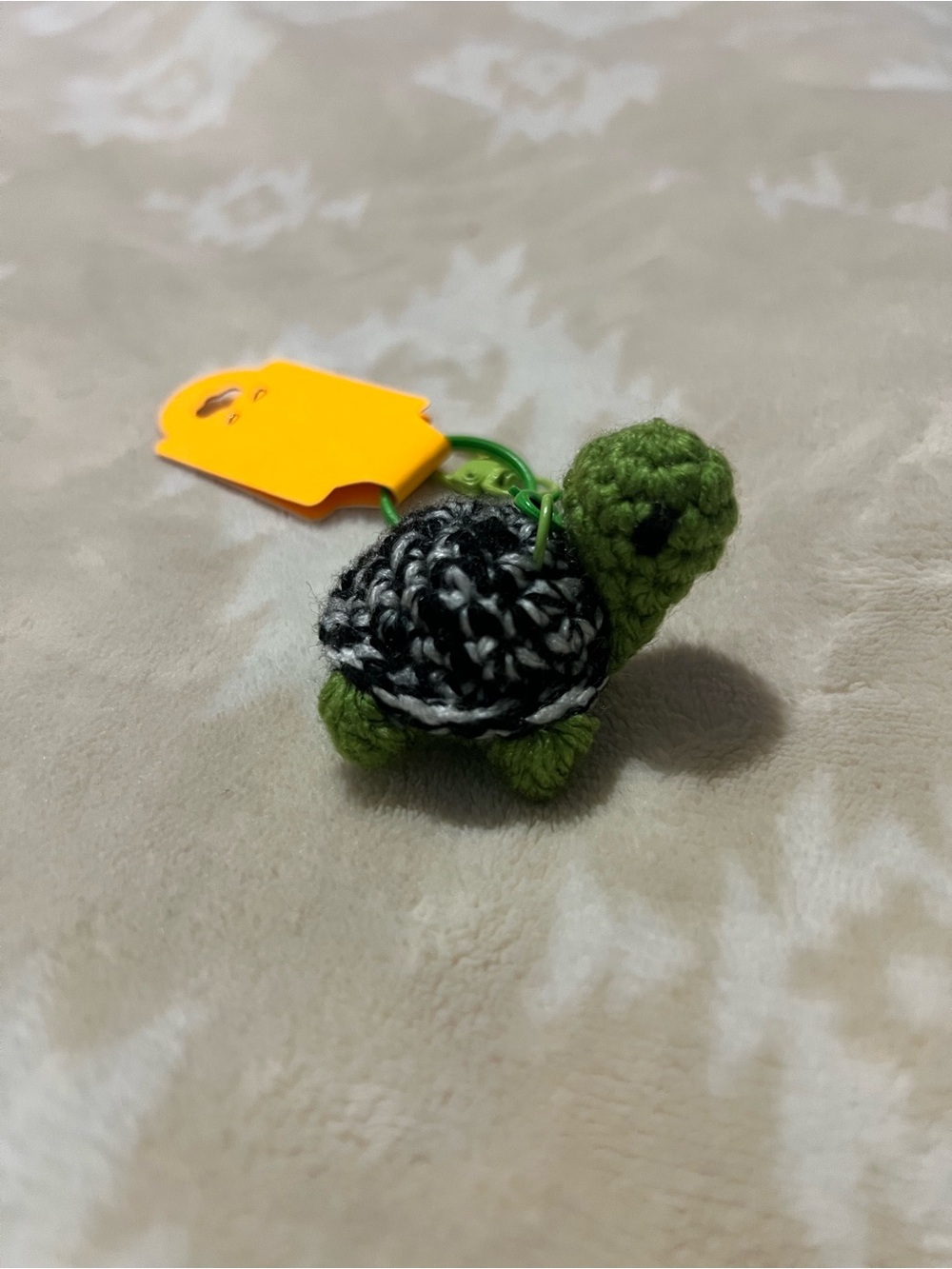 Crocheted Turtle Keychain 🐢 - Picture 6 of 6